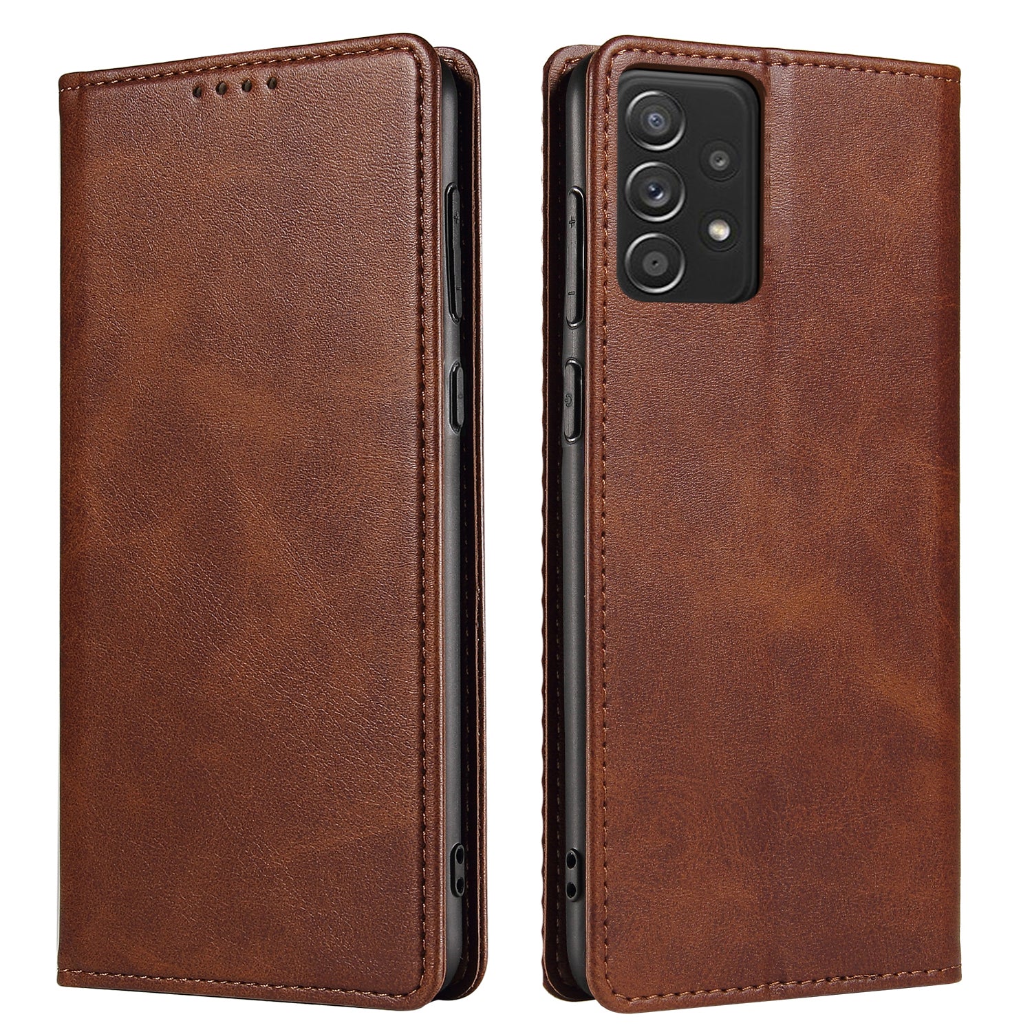 Business PU Leather Phone Case for Samsung Galaxy A52 4G 5G A52s 5G Magnetic Absorption Wallet Carry Pouch Phone Cover with Stand Business PU Leather Phone Case for Samsung Galaxy A52 4G 5G A52s 5G Magnetic Absorption Wallet Carry Pouch Phone Cover with Stand